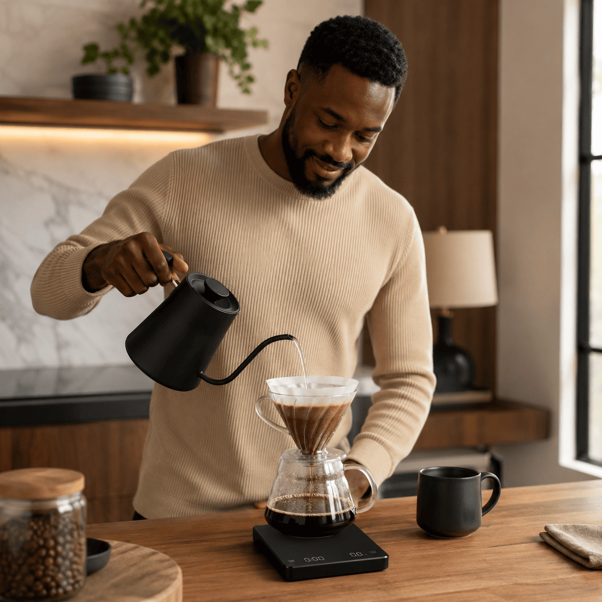 Kumtel Kitchen Appliances Kumtel 3kg Rechargeable Pour-Over Coffee Scale with Timer - HV60-02