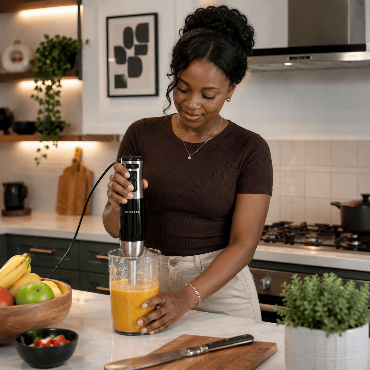 Kumtel Kitchen Appliances Kumtel 6-Speed Digital Hand Blender with LED Display 1000W - HHB-11