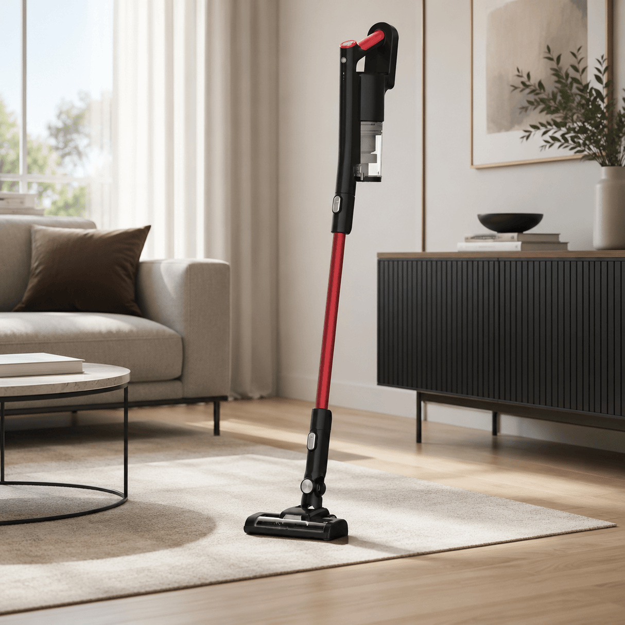 Kumtel Steam & Vacuum Cleaner Kumtel Cordless Stick Vacuum with Motorized Brush and 6kPa Suction - HVC-05