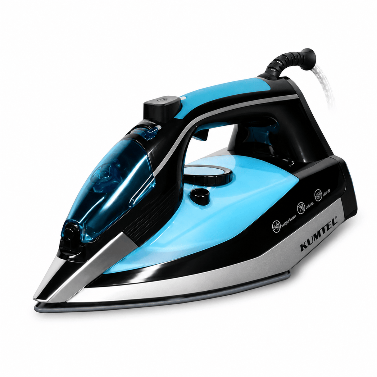 Kumtel Electric Iron Kumtel Non-Stick Steam Iron with Vertical Steam 2500W - HMU-02
