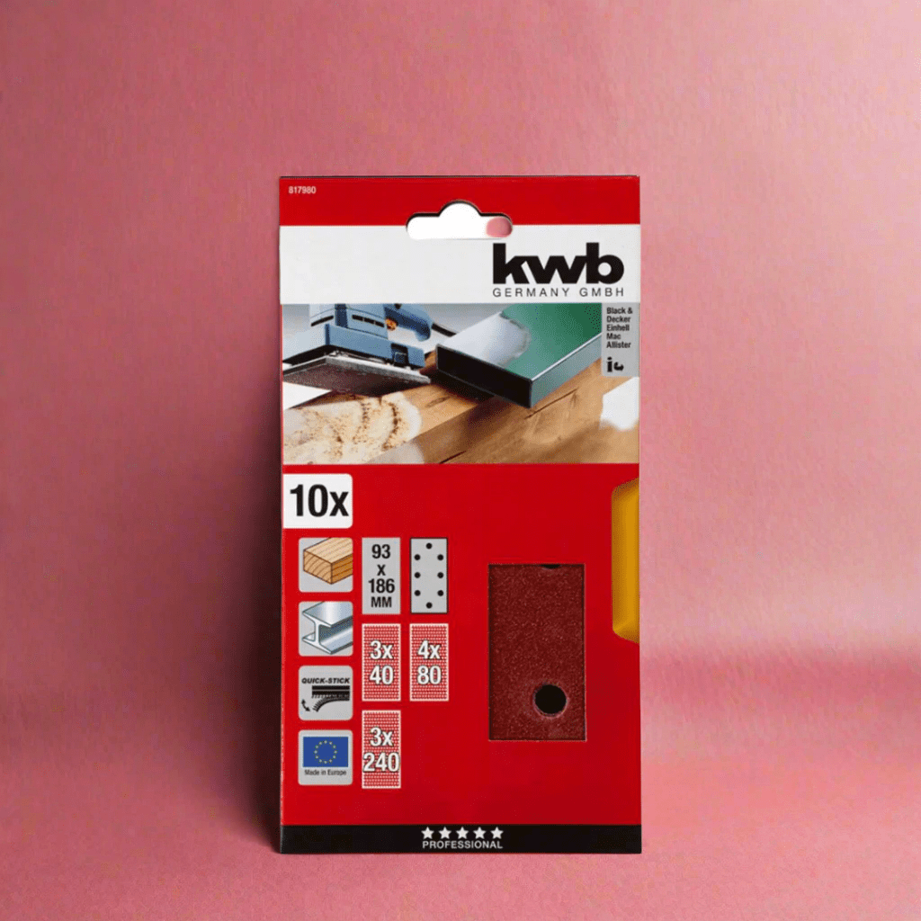 Kwb Sander Kwb 10 Pieces Sandpaper Sheets - 817980