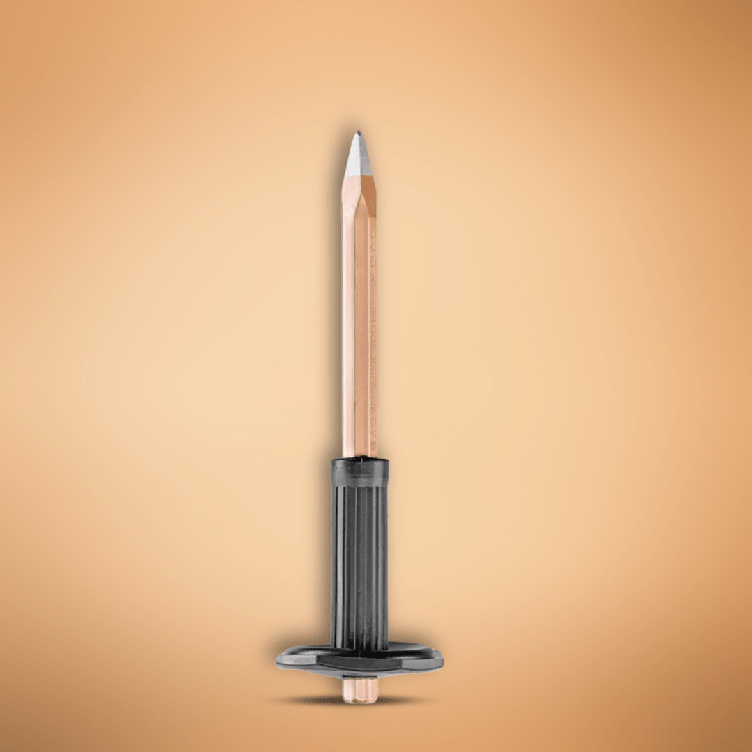 Kwb Chisels Files Planes & Punches Kwb Pointed Chisel With Hand Protection - 920630