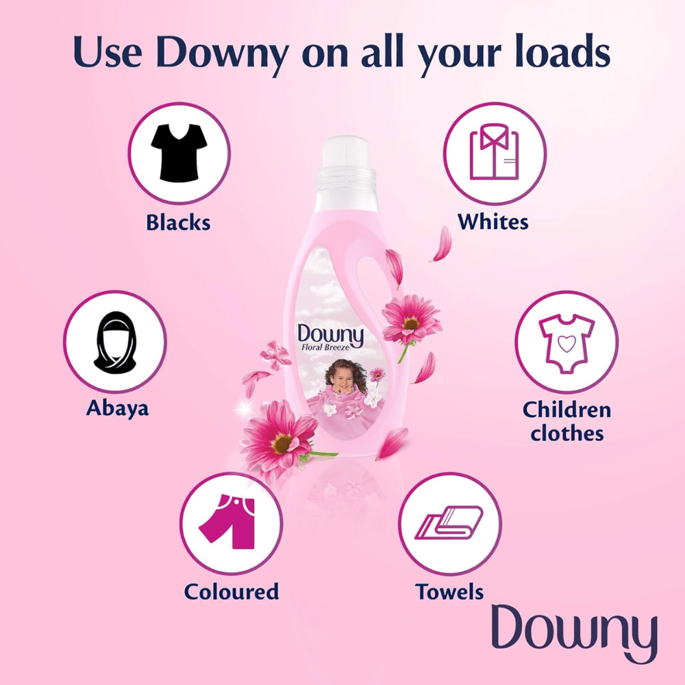 Lenor Laundry Supplies Downy Floral Breeze 27 Washes Fabric Conditioner - 3L