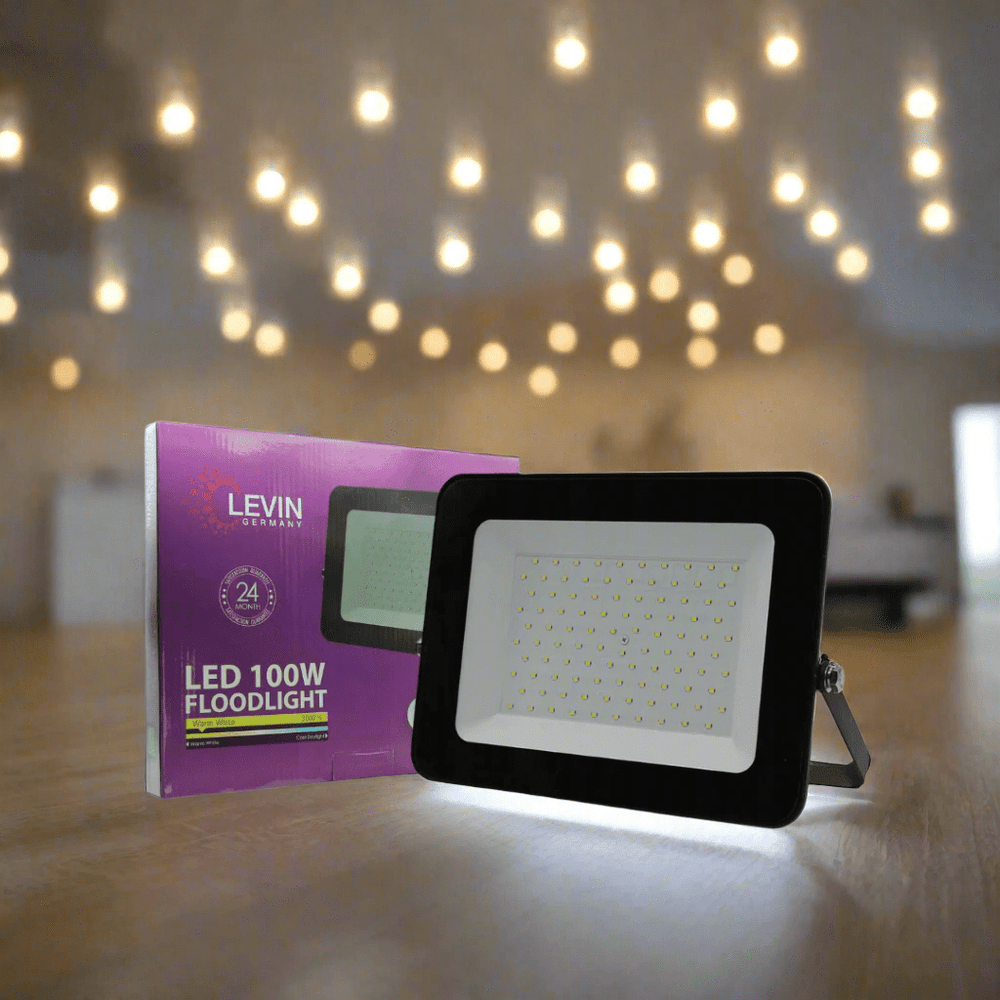 Levin Outdoor Lighting Levin Energy Efficient A+ 6500K Flood Light - 100W