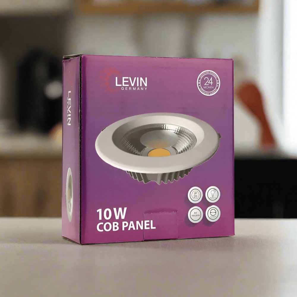 Levin Outdoor Lighting Levin LED 100mm 6500K Panel Day Light - 10W