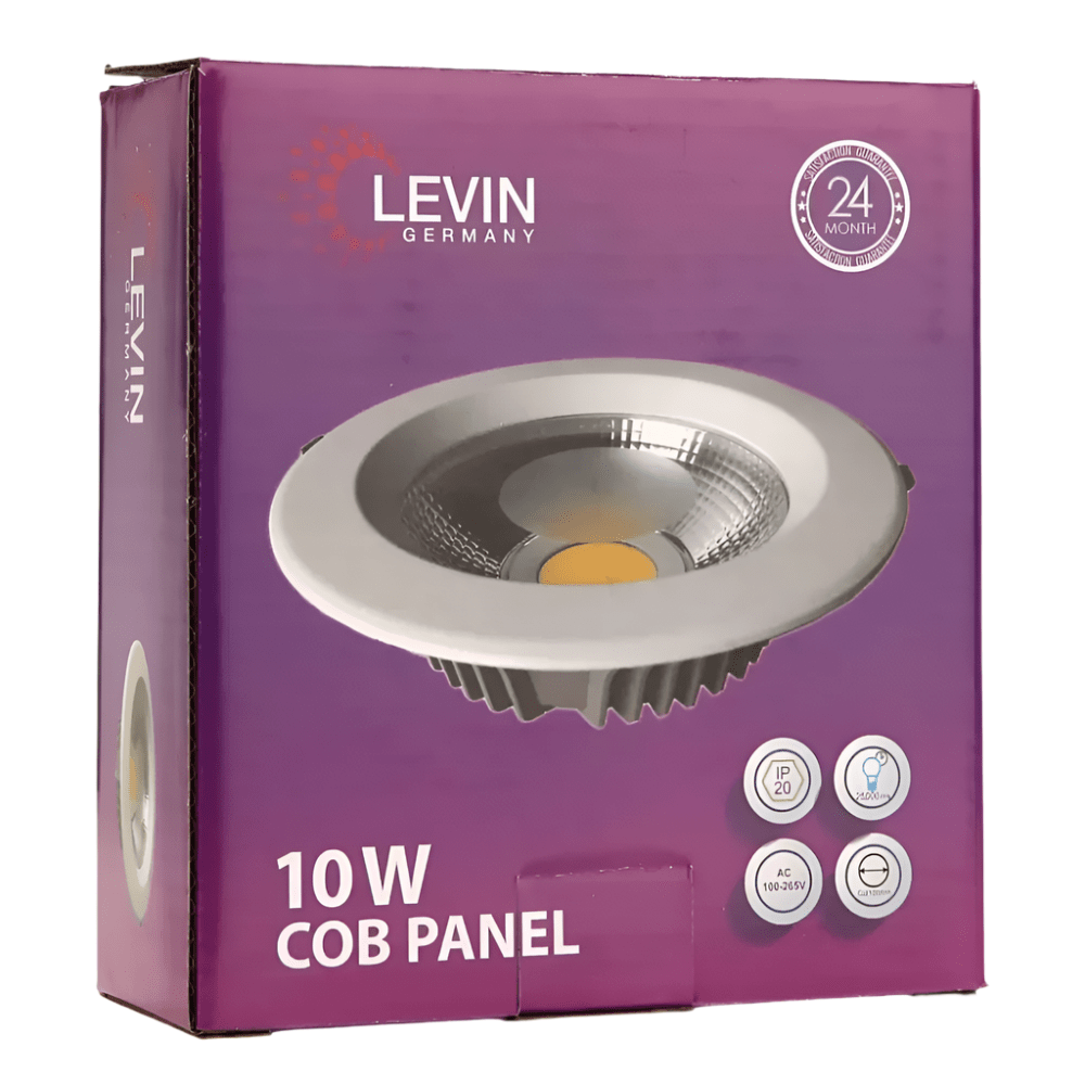 Levin Outdoor Lighting Levin LED 100mm 6500K Panel Day Light - 10W