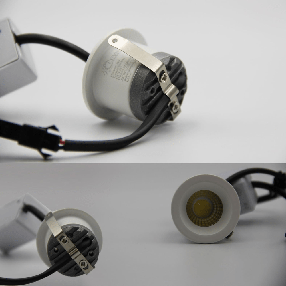 Levin Outdoor Lighting Levin LED 30mm 3000K Mini Spot Warm White Light - 3W