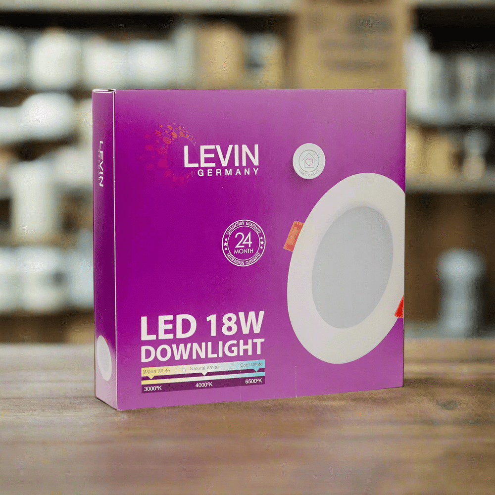 Levin Outdoor Lighting Levin LED 6500K Recessed Cool White Light - 18W