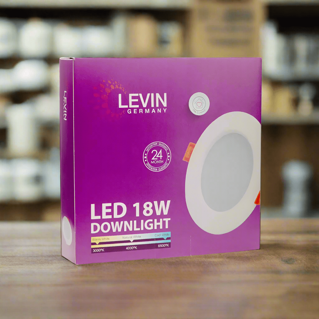 Levin Outdoor Lighting Levin LED 6500K Recessed Cool White Light - 18W