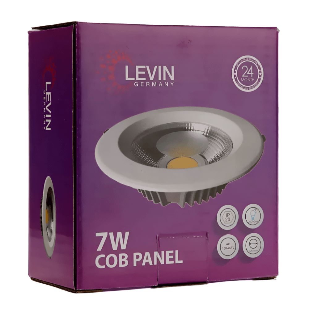 Levin Outdoor Lighting Levin LED 70mm Panel Daylight - 7W