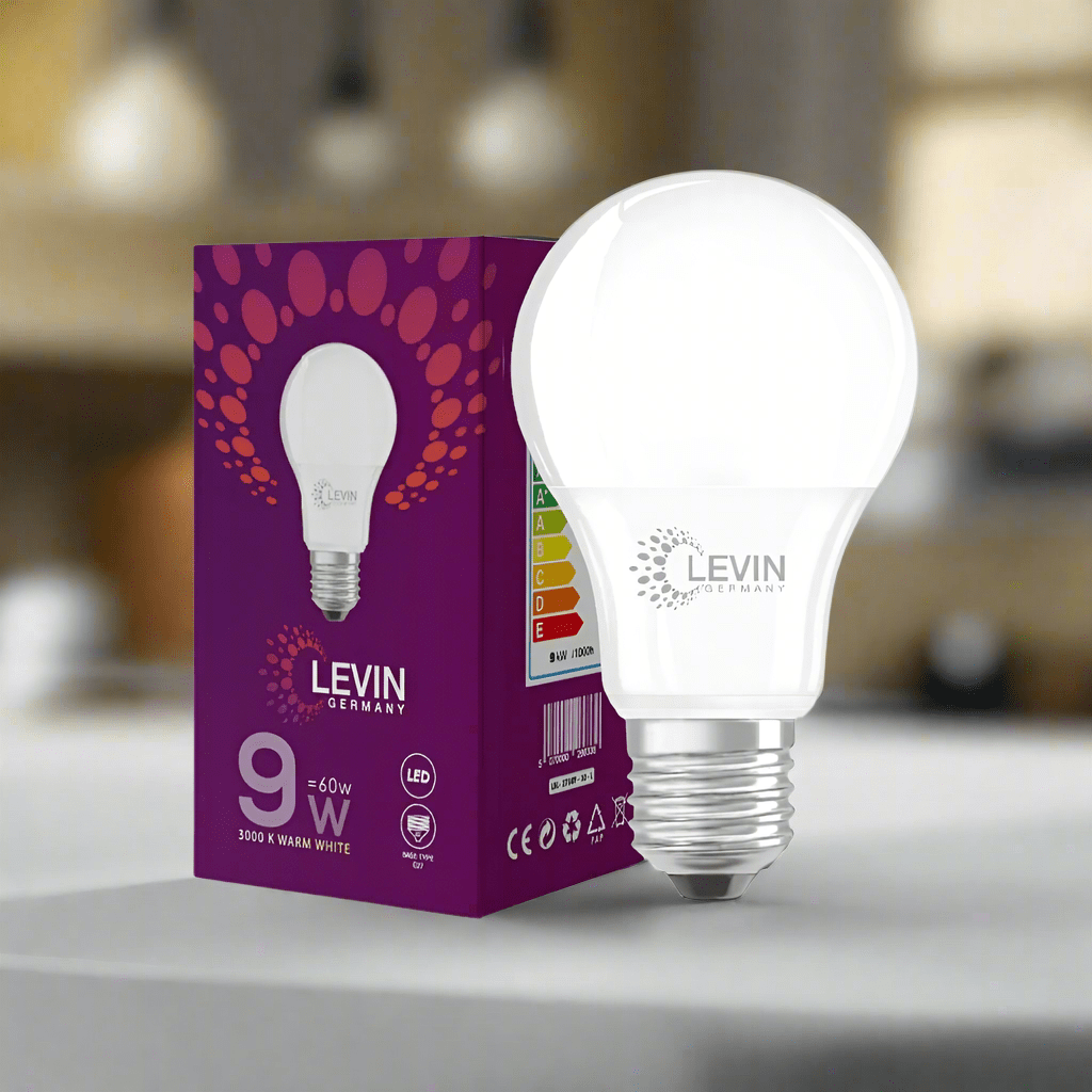 Levin Outdoor Lighting Levin LED E27 3000K A-Bulb Warm Light - 9W