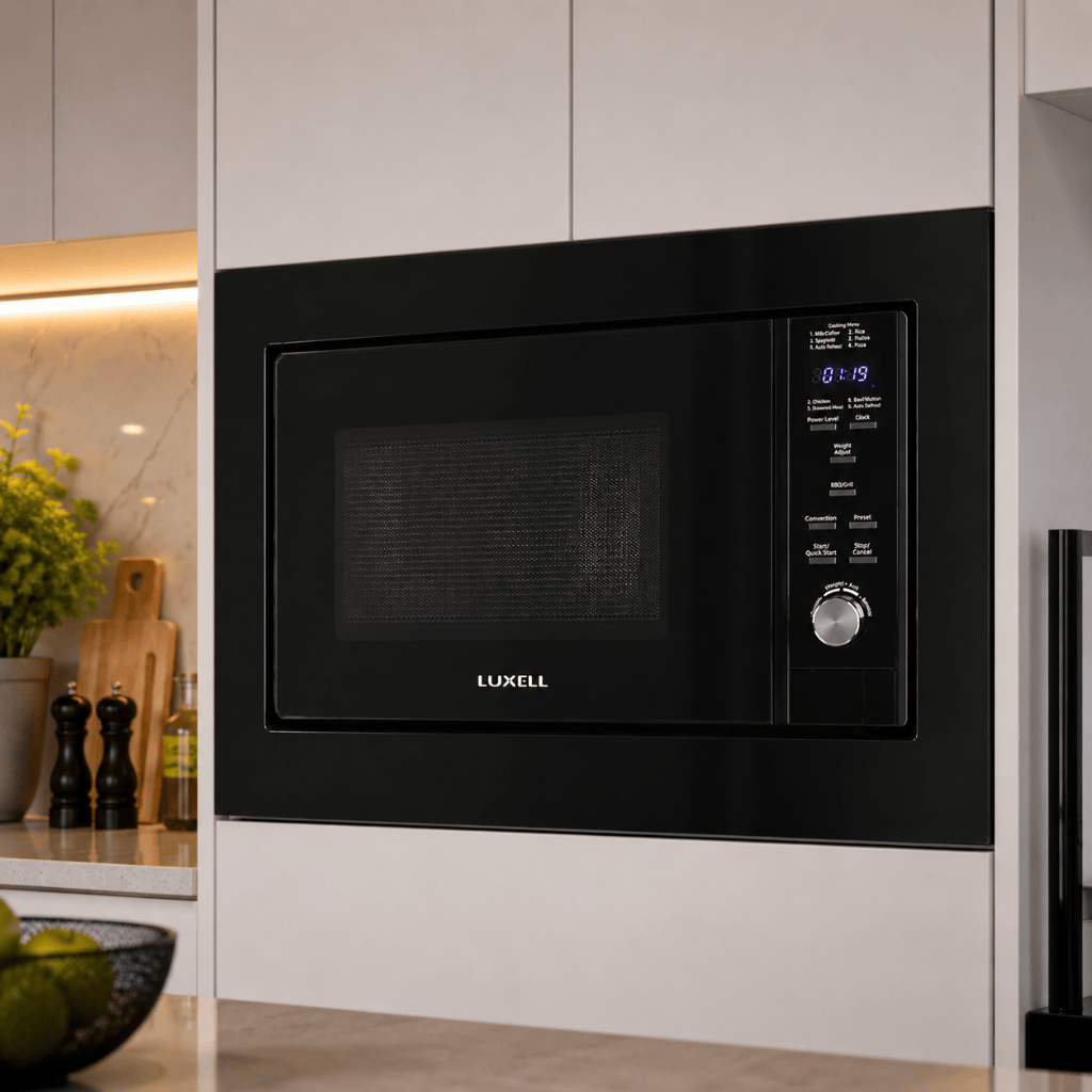 Luxell Built-In Microwaves Luxell 25L Built-In Microwave Oven with Grill & 9 Auto Menus 1400W - LXMB25-01