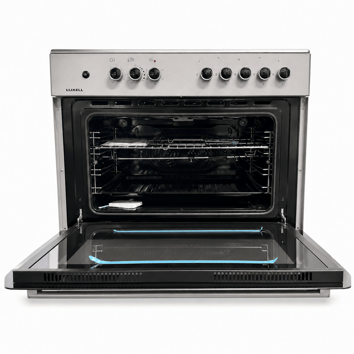 Luxell Built-In Ovens Luxell 90cm 115L Freestanding Cooker with 5-Burner Gas Hob & Electric Oven - 699-SGF50F