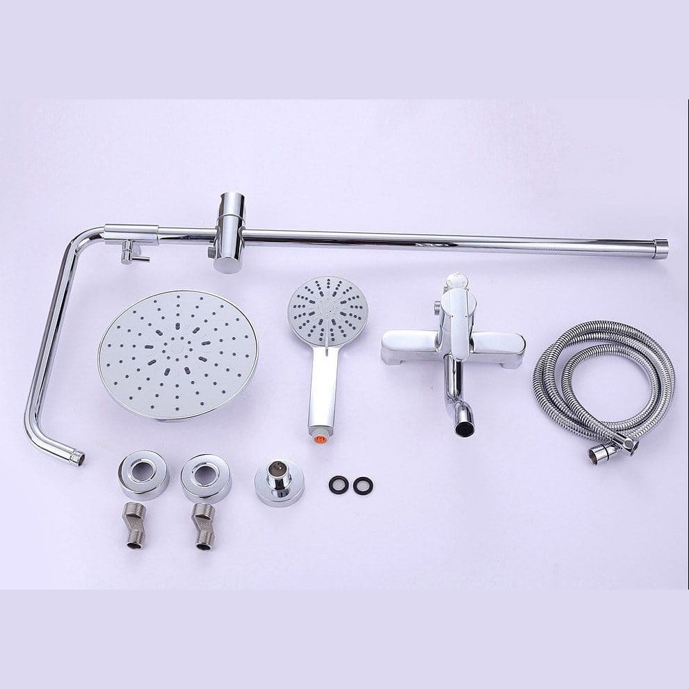 MaxTen Shower Set MaxTen 3-in-1 Chrome Hot & Cold Mixer Shower Set - B-9101