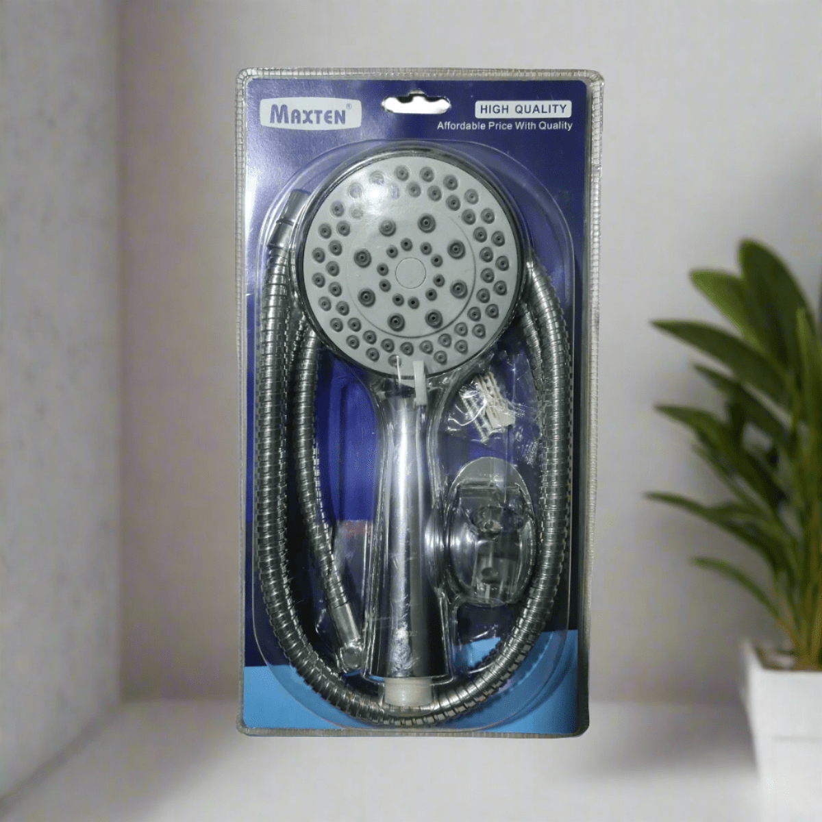 MaxTen Shower Set Maxten ABS Plastic 5 Function Shower Head - SH6110