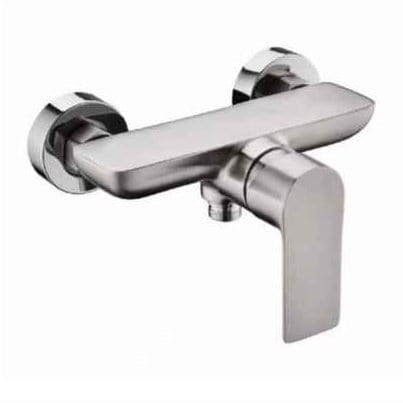 MaxTen Bathroom Faucet MaxTen Bathroom Stainless Steel Satin Nickel Hot & Cold Shower Faucet Mixer - P04003BN