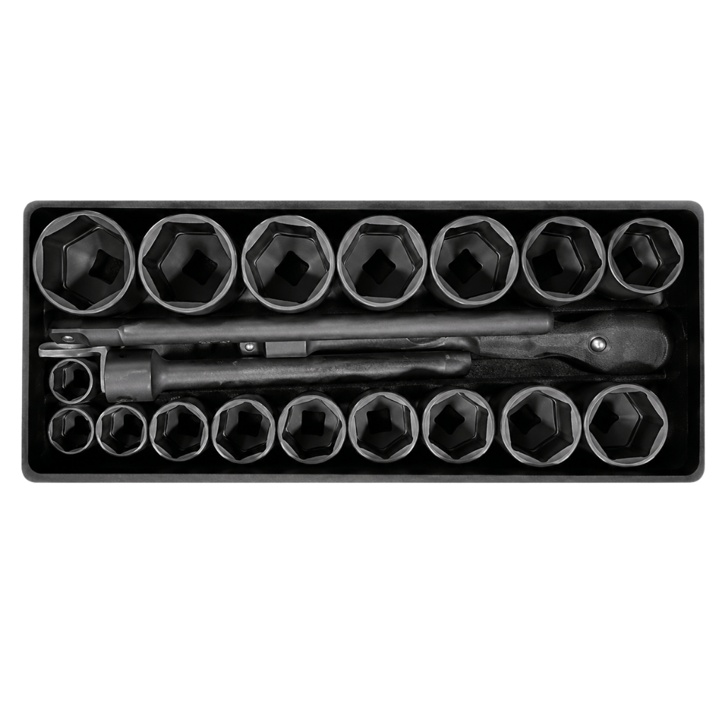 Mechanica Sockets & Hex Keys Mechanica 22-Piece 1" Drive Socket Set - ME22-1BM