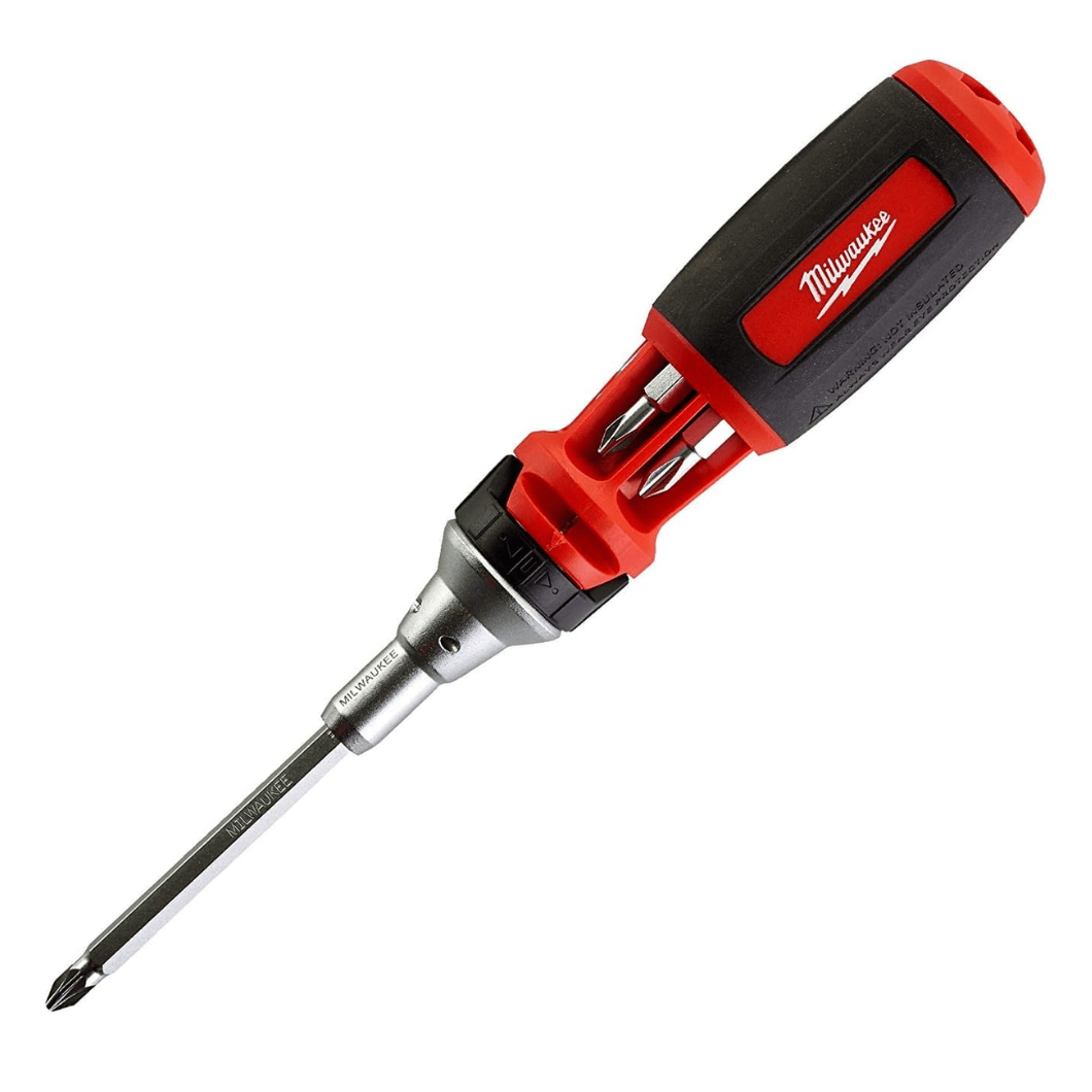 Milwaukee Screwdrivers Milwaukee 10-in-1 Ratchet Multi-Bit Universal Screwdriver - 48222311