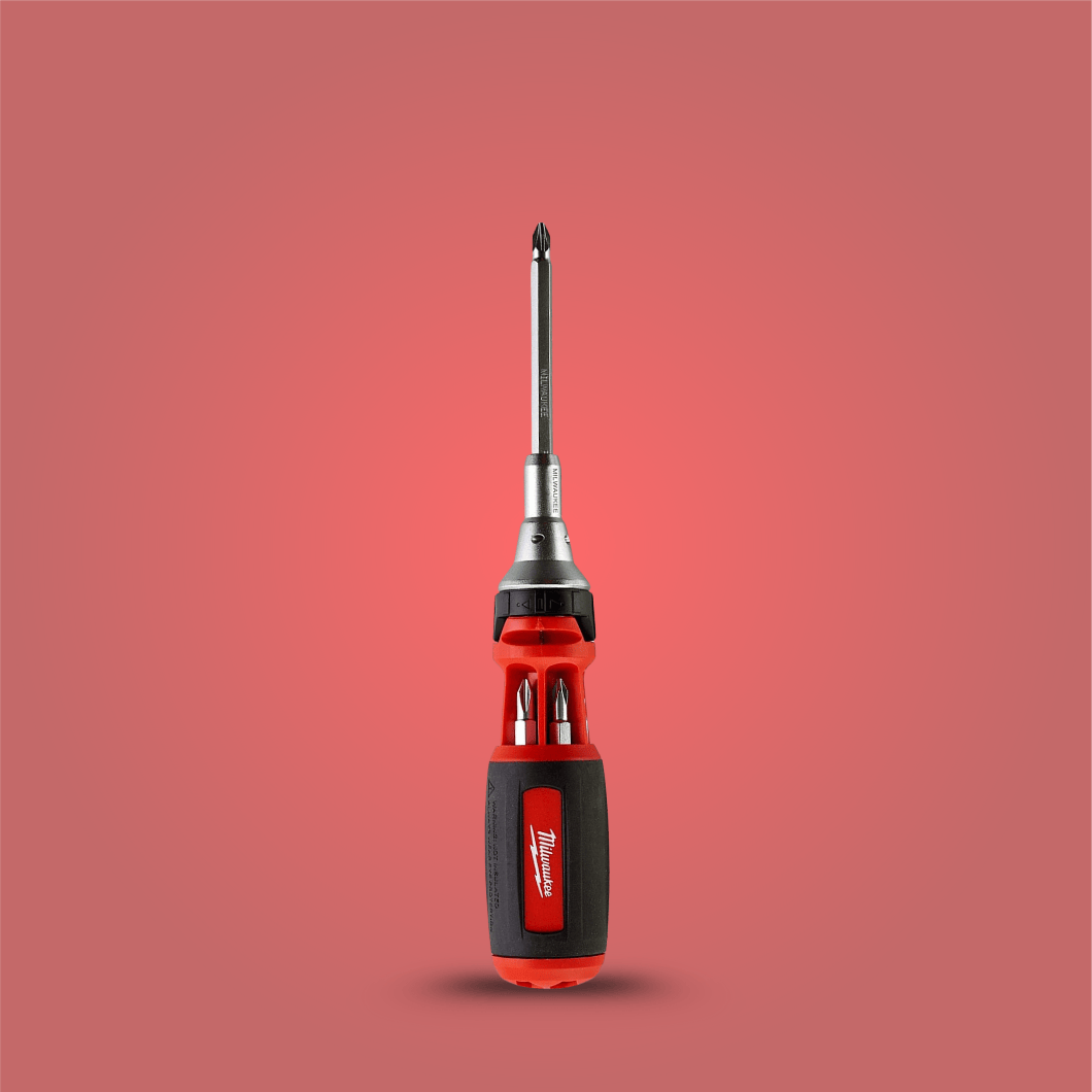Milwaukee Screwdrivers Milwaukee 10-in-1 Ratchet Multi-Bit Universal Screwdriver - 48222311