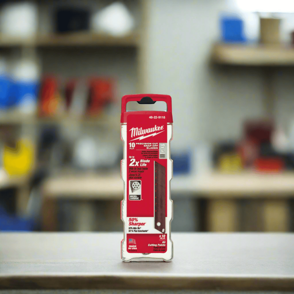 Milwaukee Hand Saws & Cutting Tools Milwaukee 10 Pieces 18mm Snap Knife Blades - 48229118