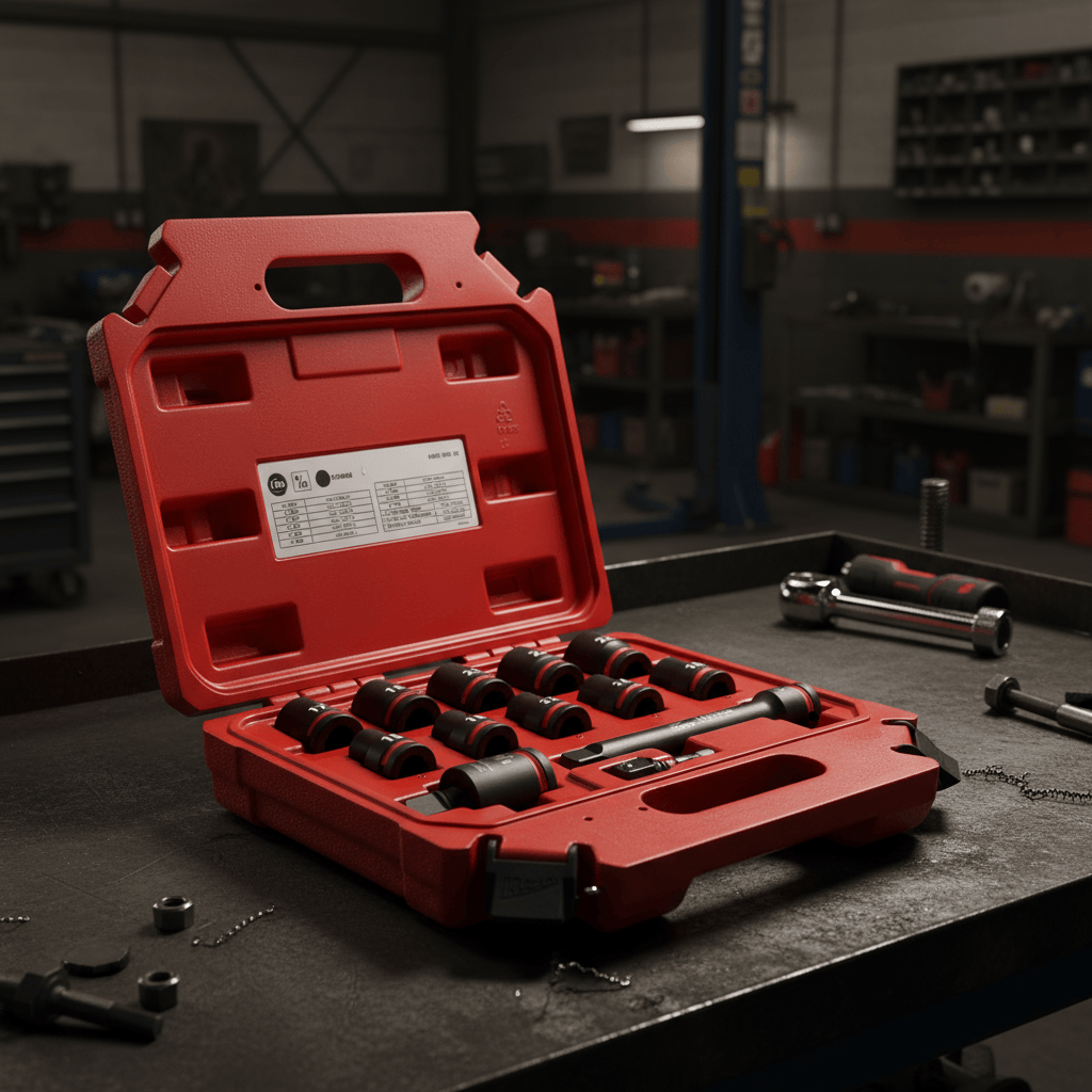 Milwaukee Sockets & Hex Keys Milwaukee 13 Pieces (1/2") Shockwave Impact Duty Foam Insert Socket - 4932480456