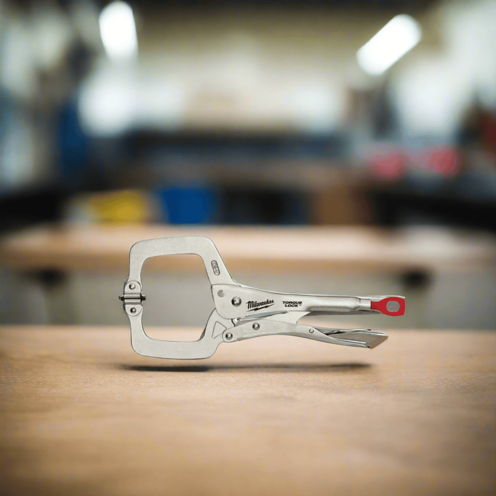 Milwaukee Pliers Milwaukee 280mm Torque Lock C-Clamp Swivel Jaws Locking Pliers - 48223521