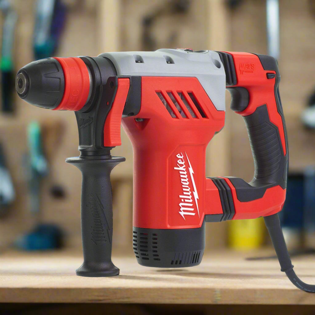 Milwaukee Drill Milwaukee 28mm 800W SDS-Plus L-Shaped Hammer Drill - PLH 28 E