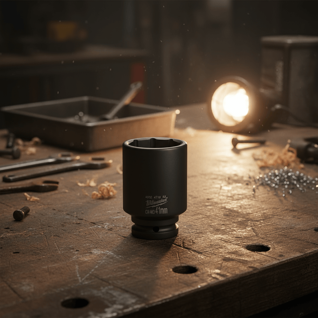 Milwaukee Hole Saws & Cores Milwaukee 41mm (3/4") Shockwave Drive Impact Socket - 4932471652