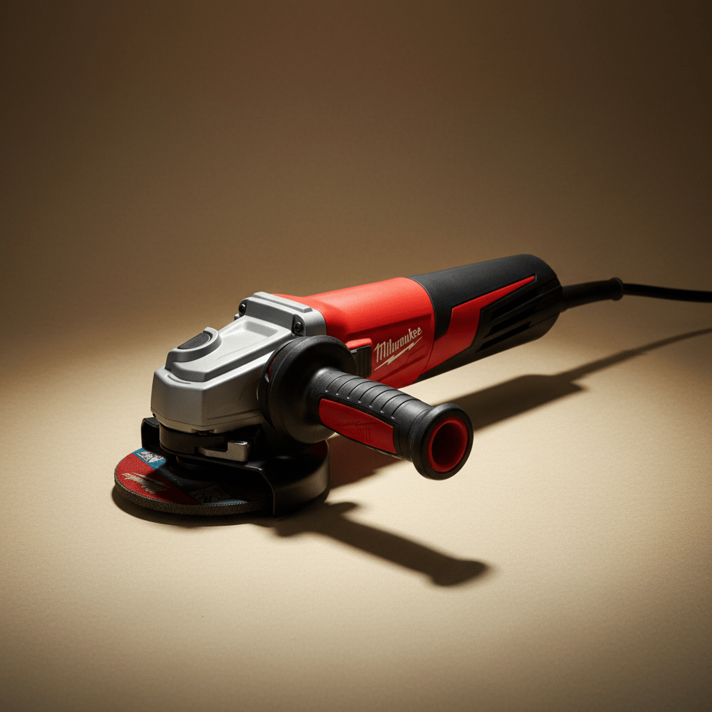 Milwaukee Grinder Milwaukee 5"/125mm Angle Grinder with Trigger Lock 1750W - AGV17-125XE