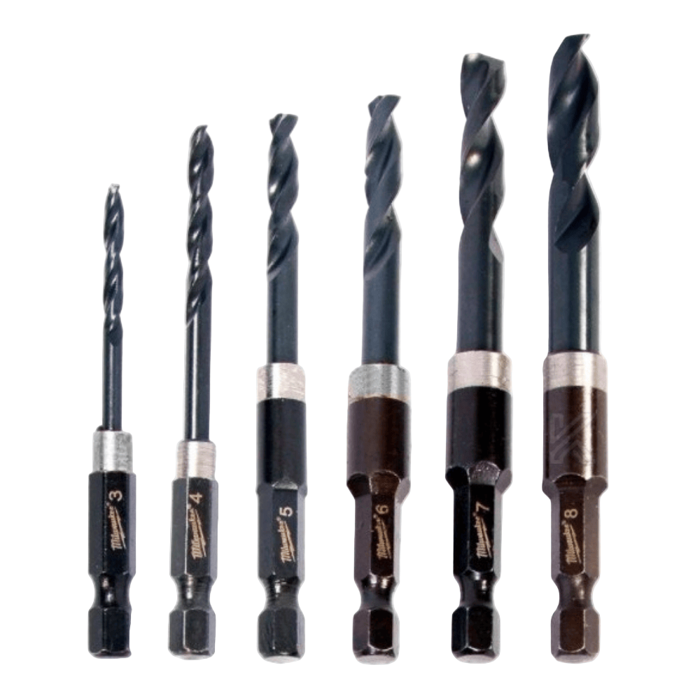 Milwaukee Drill Bits Milwaukee 6 Pieces HSS Drill Bits - 4932352454
