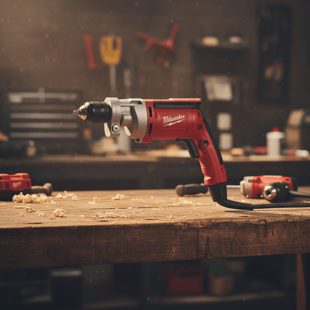 Milwaukee Drill Milwaukee 725W D Handle Rotary Drill - HDE10RQX