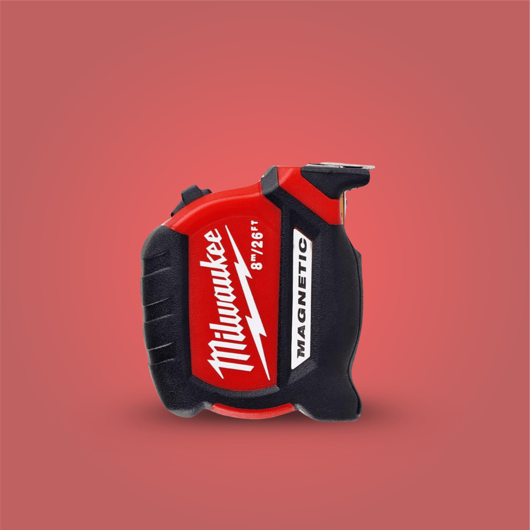 Milwaukee Tape Measure Milwaukee 8m / 26ft Magnetic Autolock Tape Measure - 4932464603