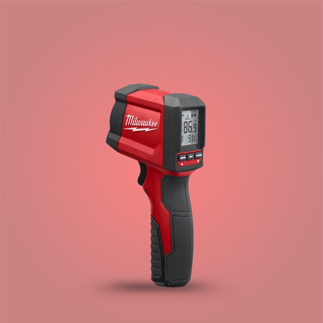 Milwaukee Laser Measure Milwaukee Cordless Infrared Laser Temperature Gun - 2267-40