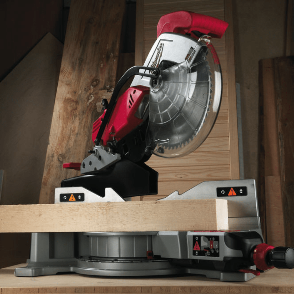 Milwaukee Bench & Stationary Tool Milwaukee Dual Bevel Sliding Mitre Saw 12″ (305mm) 1800W - MS 304 DB