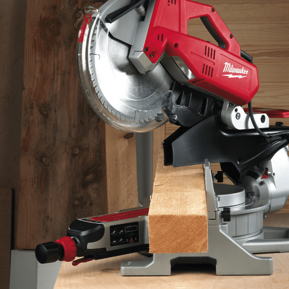 Milwaukee Bench & Stationary Tool Milwaukee Dual Bevel Sliding Mitre Saw 12″ (305mm) 1800W - MS 304 DB