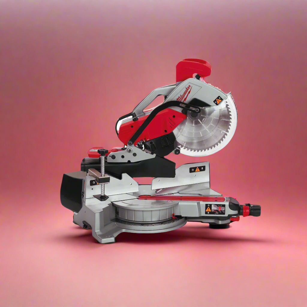 Milwaukee Bench & Stationary Tool Milwaukee Dual Bevel Sliding Mitre Saw 12″ (305mm) 1800W - MS 304 DB