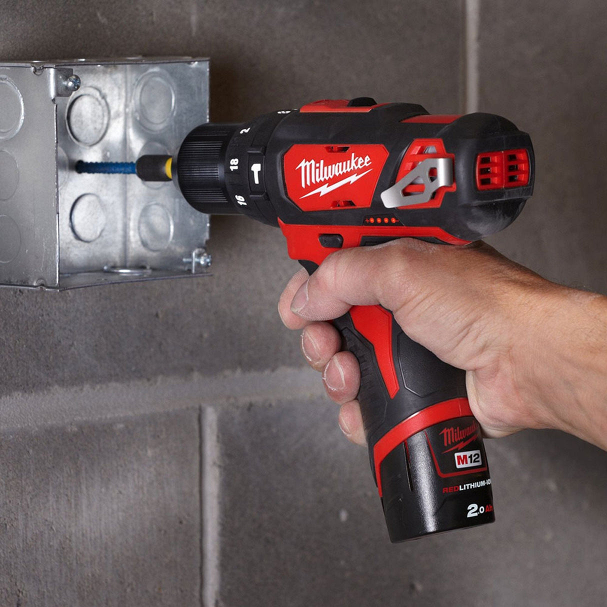 Milwaukee Drill Milwaukee M12™ Cordless Percussion Drill 12V - M12 BPD-202C