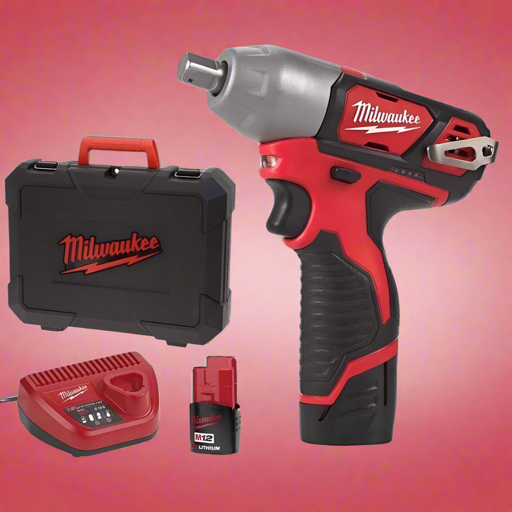Milwaukee Impact Wrench & Driver Milwaukee M12™ Cordless Sub Compact ½″ Impact Wrench 12V - M12 BIW12-202C