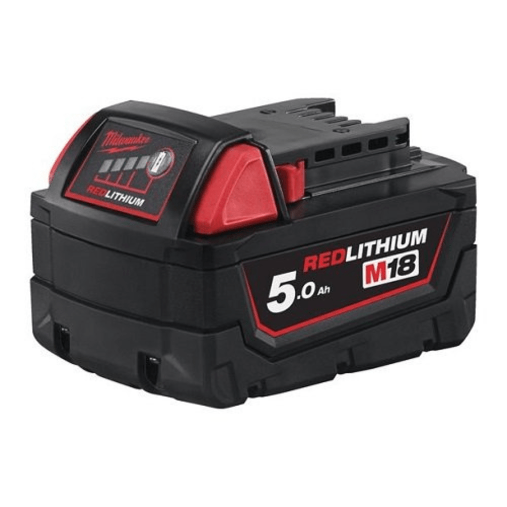 Milwaukee Batteries & Chargers Milwaukee M18™ 2 Pair 5.0 Ah Battery & Multi Voltage Fast Charger 18V Pack- M18 NRG-502