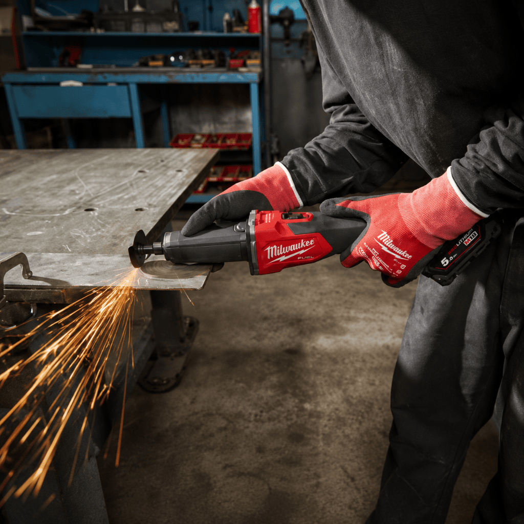 Milwaukee Rotary & Oscillating Tool Milwaukee M18 Braking Die Grinder with Slide Switch - M18FDGRB-0