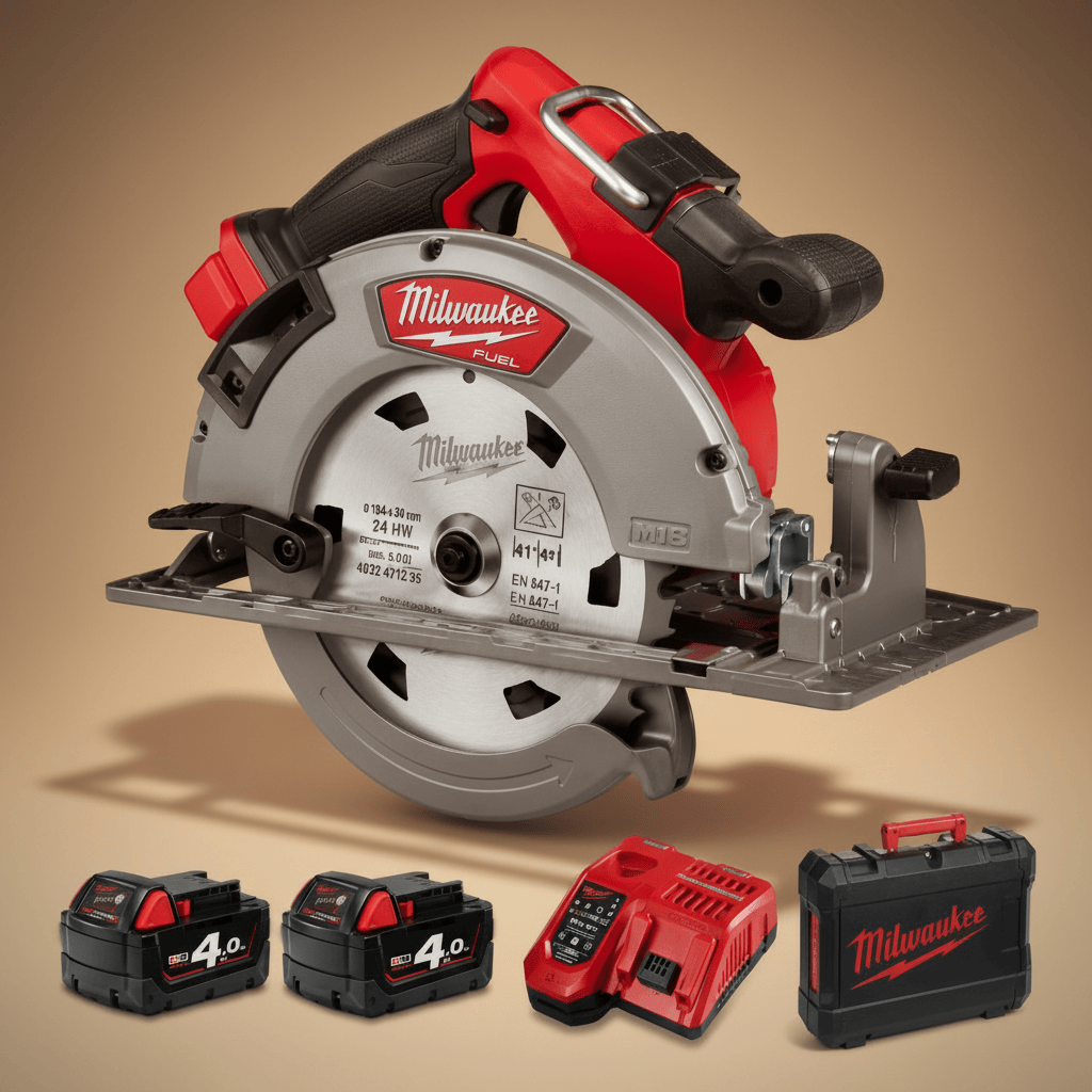 Milwaukee Circular Saw Milwaukee M18 Brushless Cordless Circular Saw Kit 18V – M18CCS66-402C