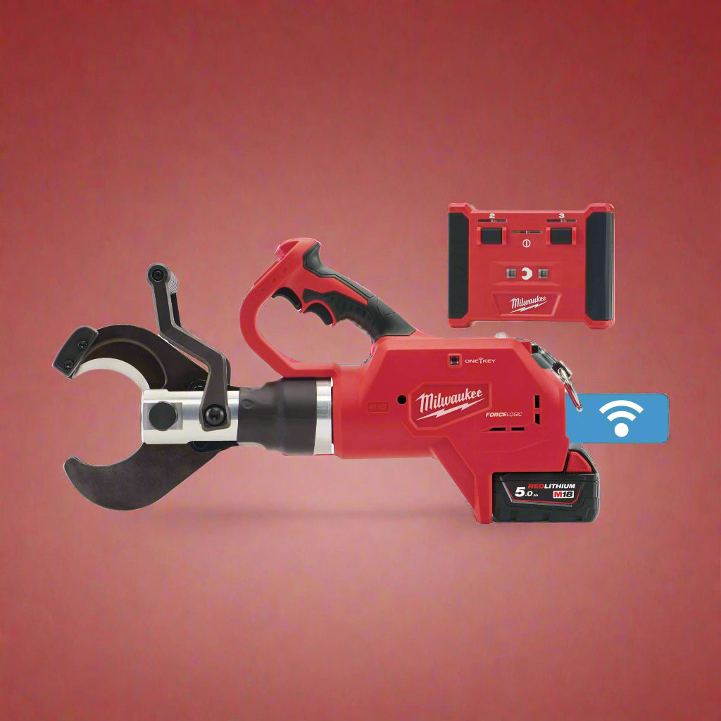 Milwaukee Specialty Power Tool Milwaukee M18™ FORCE LOGIC™ Hydraulic Remote Underground Cable Cutter 18V - M18 HCC75R-502C