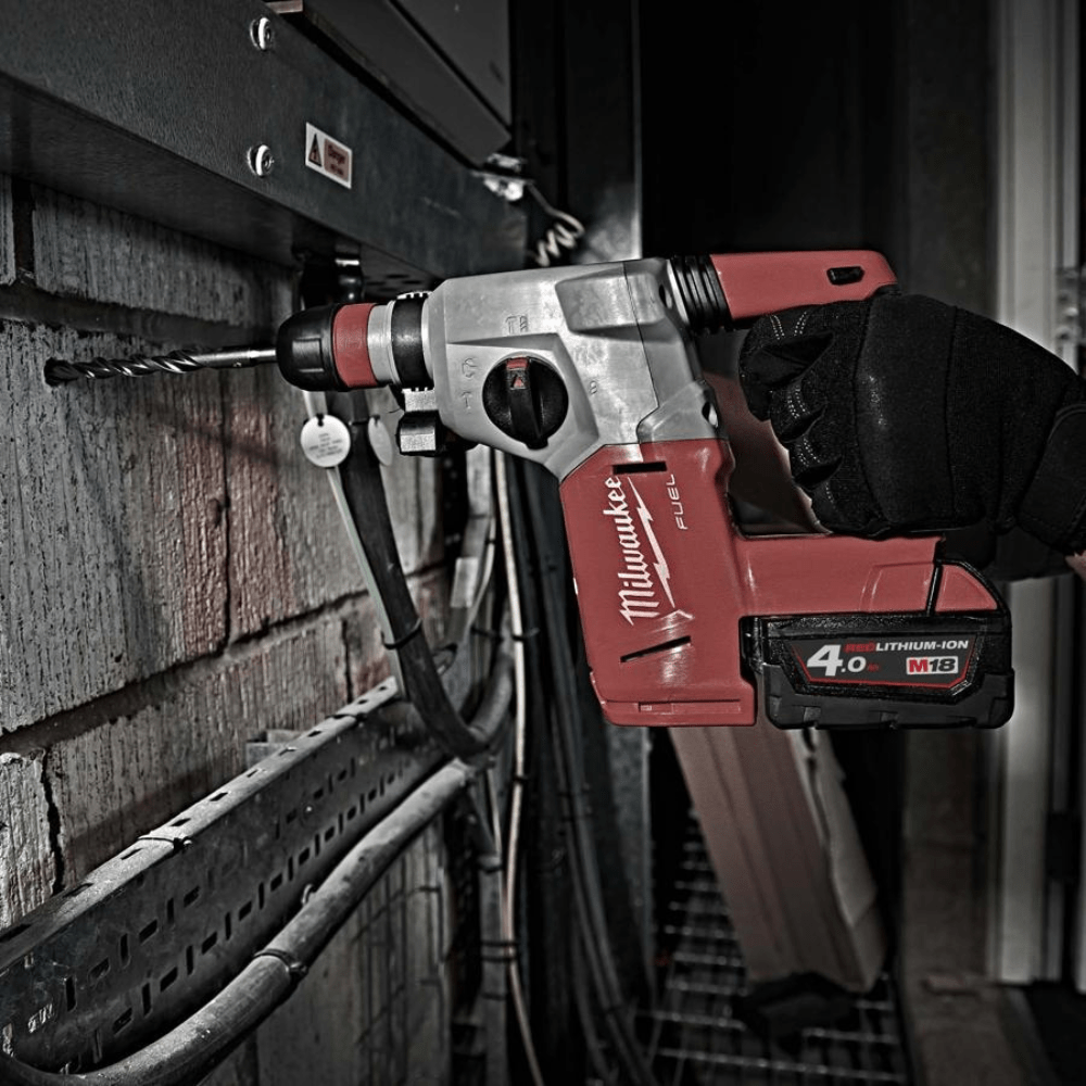 Milwaukee Drill Milwaukee M18 FUEL™ 4-Mode SDS-Plus Hammer With Fixtec™ Chuck 18V - M18 CHX-0