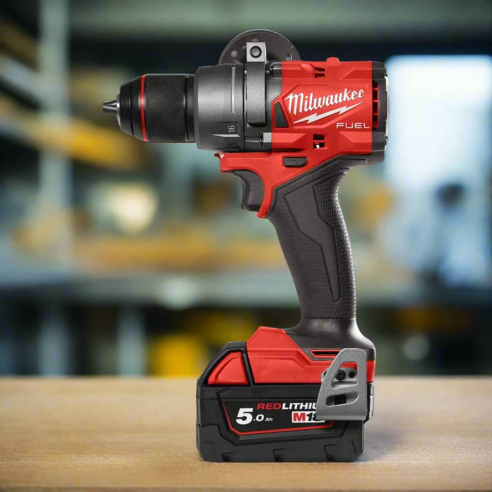 Milwaukee Drill Milwaukee M18 FUEL™ Cordless Percussion Drill with Two Batteries 18V - M18 FPD-502X