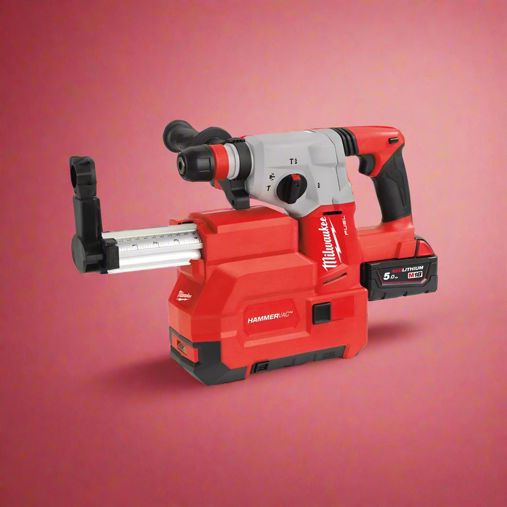 Milwaukee Drill Milwaukee M18 FUEL™ SDS-Plus Hammer with Dedicated Dust Extractor 18V - M18 CHXDE-502C