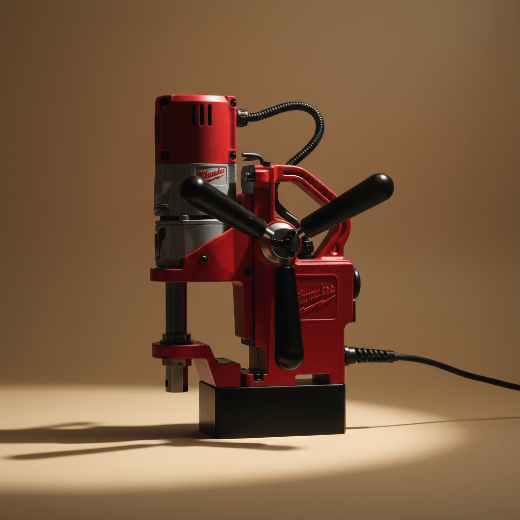 Milwaukee Drill Milwaukee Magnetic Drill Press with Stand - MDE38