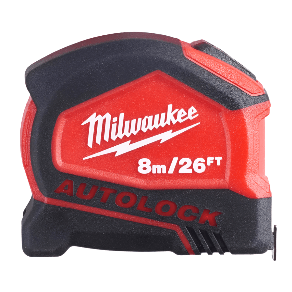 Milwaukee Tape Measure Milwaukee Measuring Tape With Auto Lock 8m/26ft - 4932464666
