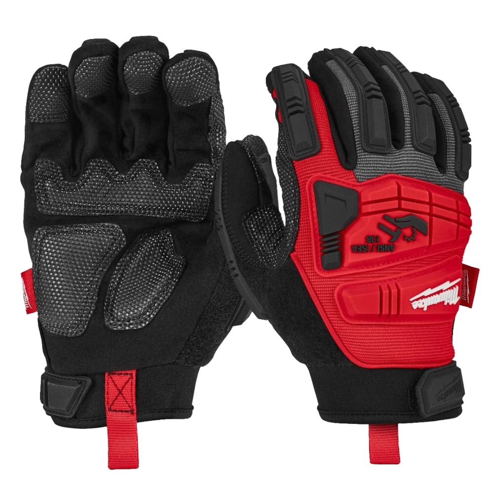 Milwaukee Work Gloves Milwaukee Safety Impact Demolition Gloves 8/M - 4932471908