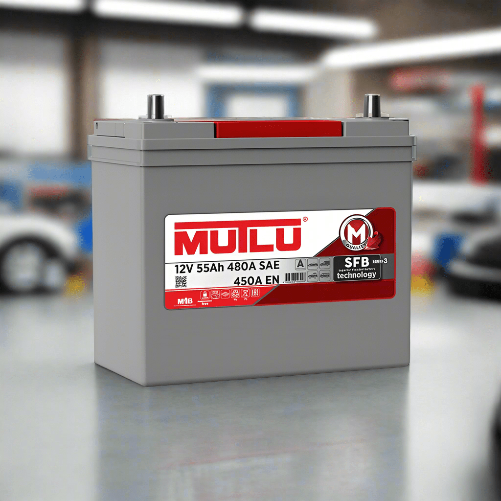 Mutlu Automotive Batteries Mutlu 13 Plate Car Battery 55AH