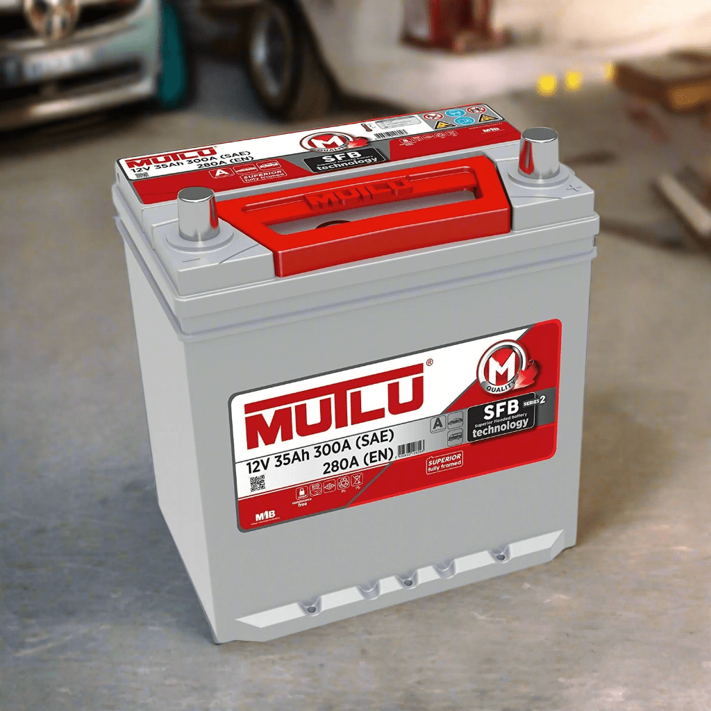 Mutlu Automotive Batteries Mutlu 9 Plate Car Battery 35AH
